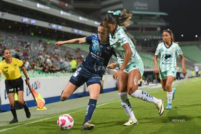 Mayte Valle, Luisa De Alba | Santos Laguna vs Puebla femenil