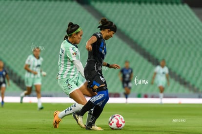 Fátima Delgado, María Peraza | Santos Laguna vs Querétaro femenil