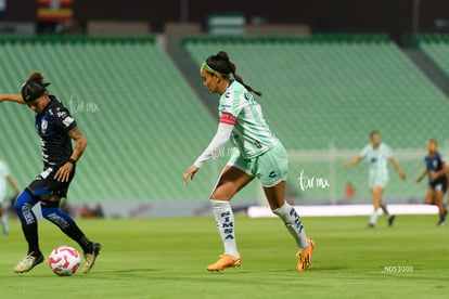 Fátima Delgado, María Peraza | Santos Laguna vs Querétaro femenil