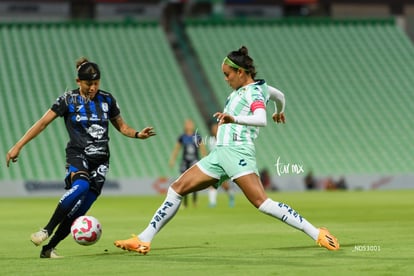 Fátima Delgado, María Peraza | Santos Laguna vs Querétaro femenil