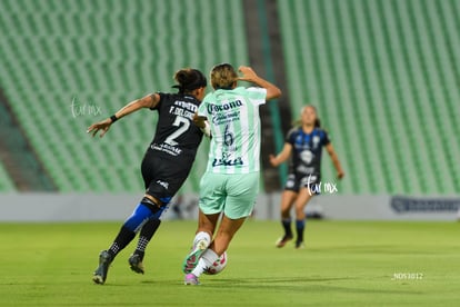 Fátima Delgado, Havi Ibarra | Santos Laguna vs Querétaro femenil