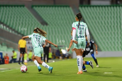 Kimberli Gómez, María Peraza | Santos Laguna vs Querétaro femenil