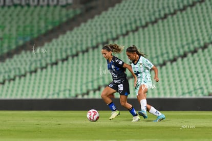 Kimberli Gómez, Solange Lemos | Santos Laguna vs Querétaro femenil