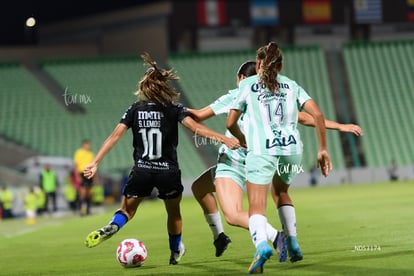 Kimberli Gómez, María Cuadrado, Solange Lemos | Santos Laguna vs Querétaro femenil