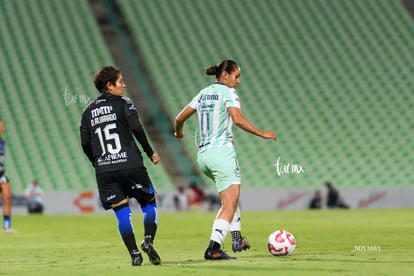 Mayra Santana, Dulce Alvarado | Santos Laguna vs Querétaro femenil