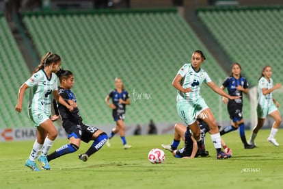 Mayra Santana, Kimberli Gómez | Santos Laguna vs Querétaro femenil