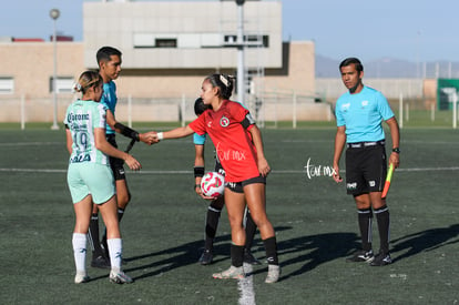 capitanas, Karola Quintos, Joanna Aguilera | Santos Laguna vs Tijuana femenil sub 19