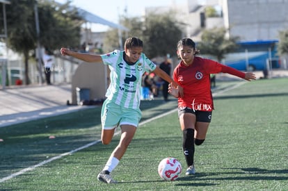 Dana Caudillo, Jennifer Escareño | Santos Laguna vs Tijuana femenil sub 19