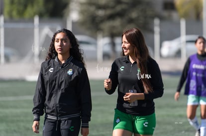 Crystal Crispín, Ivanna Ruíz | Santos Laguna vs Tijuana femenil sub 19