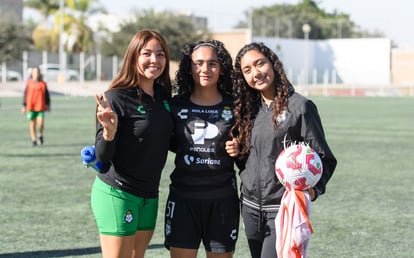 Crystal Crispín, Ivanna Ruíz, Daniela Iñiguez | Santos Laguna vs Tijuana femenil sub 19