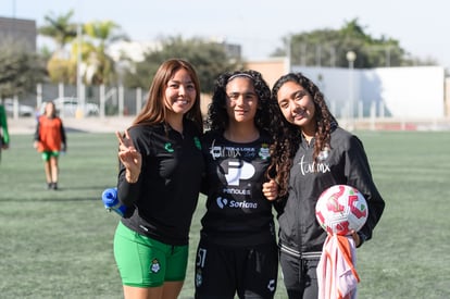 Daniela Iñiguez, Crystal Crispín, Ivanna Ruíz | Santos Laguna vs Tijuana femenil sub 19