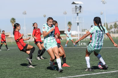 Estefanía Cisneros, Joanna Aguilera | Santos Laguna vs Tijuana femenil sub 19