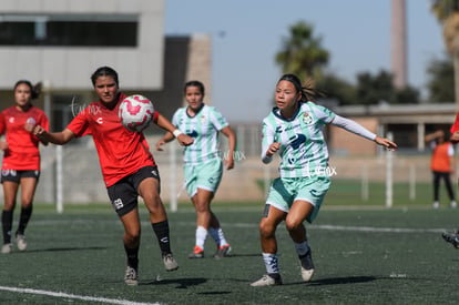 Mereli Zapata, Jaquelin Becerra | Santos Laguna vs Tijuana femenil sub 19