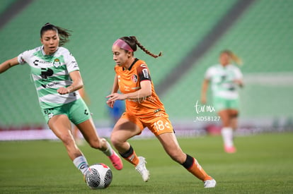 Lia Romero, Alejandra Lomelí | Santos vs Atlas femenil