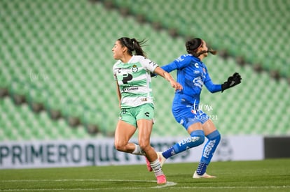 Daniela Solera, Lia Romero | Santos vs Atlas femenil