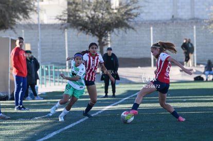 Angelyn Barrera, Nadia Jiménez | Santos vs Chivas femenil sub 19