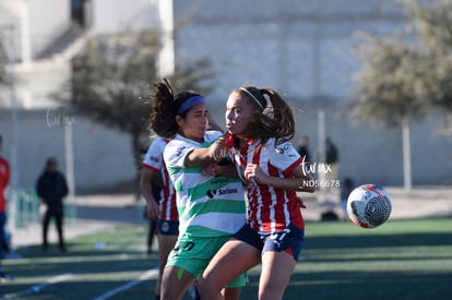 Angelyn Barrera, Nadia Jiménez | Santos vs Chivas femenil sub 19