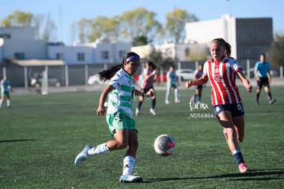 Angelyn Barrera, Nadia Jiménez | Santos vs Chivas femenil sub 19