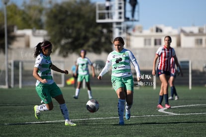 Perla Ramírez, Maika Albéniz | Santos vs Chivas femenil sub 19