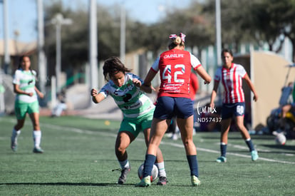 Leslye Hernández, Paulina Peña | Santos vs Chivas femenil sub 19