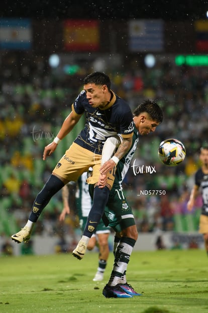 Leonardo Suárez, Emmanuel Echeverría | Santos Laguna vs Pumas UNAM J2