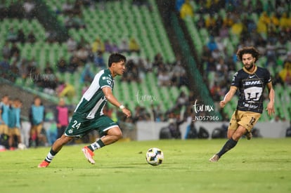 César Huerta, Diego Medina | Santos Laguna vs Pumas UNAM J2