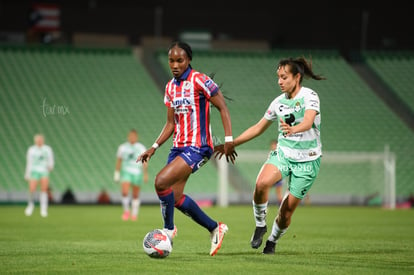 Yessenia Novella, Farlyn Caicedo | Santos Laguna vs Atlético San Luis femenil