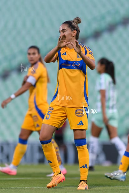 gol, María Elizondo | Santos vs Tigres femenil J7