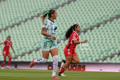 Cinthya Peraza, Alessandra Ramirez | Santos Laguna vs Toluca FC femenil