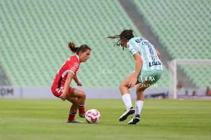 Natalia Macías Valadez, María Cuadrado | Santos Laguna vs Toluca FC femenil