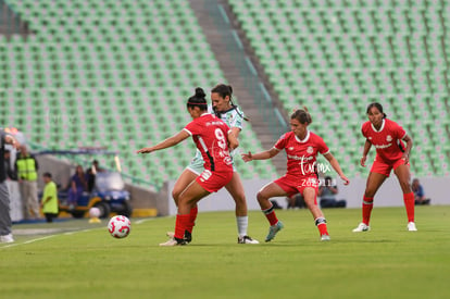 Mariel Román, María Cuadrado | Santos Laguna vs Toluca FC femenil