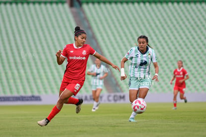 Mariel Román, Havi Ibarra | Santos Laguna vs Toluca FC femenil