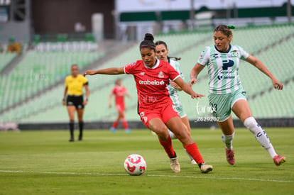 Alessandra Ramirez, Mariel Román | Santos Laguna vs Toluca FC femenil