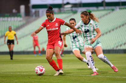 Alessandra Ramirez, Mariel Román | Santos Laguna vs Toluca FC femenil