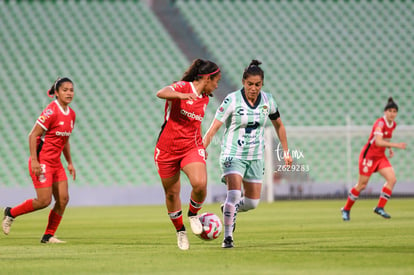 Cinthya Peraza, Daniela García | Santos Laguna vs Toluca FC femenil