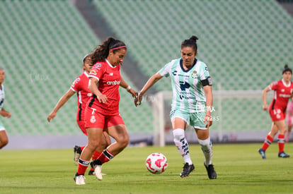 Cinthya Peraza, Daniela García | Santos Laguna vs Toluca FC femenil