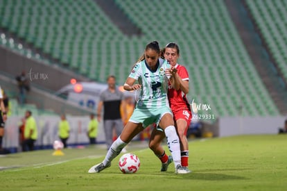 Mayra Santana, Natalia Macías Valadez | Santos Laguna vs Toluca FC femenil
