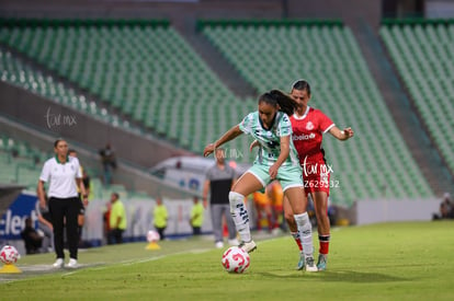 Mayra Santana, Natalia Macías Valadez | Santos Laguna vs Toluca FC femenil