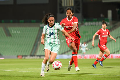 Doménica Rodríguez, Mitsy Ramirez | Santos Laguna vs Toluca FC femenil