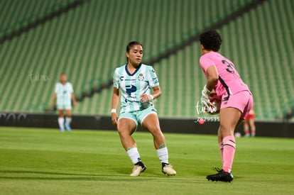 Celeste Guevara, Kayla Thompson | Santos Laguna vs Toluca FC femenil