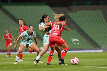 Brenda Da Graca, Judith Félix | Santos Laguna vs Toluca FC femenil