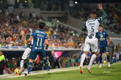 Anderson Santamaría, Víctor Dávila | Santos Laguna vs América