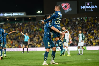 festejo de gol, Erick Sánchez | Santos Laguna vs América