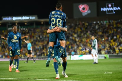 festejo de gol, Erick Sánchez | Santos Laguna vs América