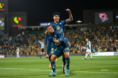 festejo de gol, Erick Sánchez | Santos Laguna vs América