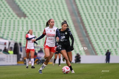 Angélica Torres, Lia Romero | Santos Laguna vs Chivas Guadalajara femenil