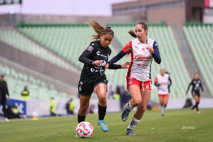 Angélica Torres, Kimberli Gómez | Santos Laguna vs Chivas Guadalajara femenil