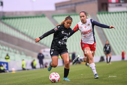 Angélica Torres, Kimberli Gómez | Santos Laguna vs Chivas Guadalajara femenil