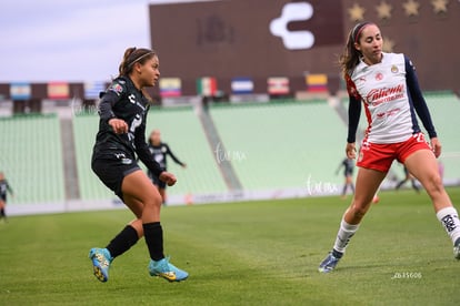 Kimberli Gómez, Angélica Torres | Santos Laguna vs Chivas Guadalajara femenil