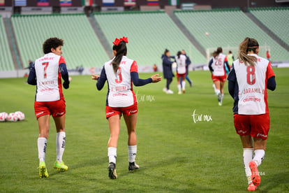 Casandra Montero, Christian Jaramillo, Damaris Godínez | Santos Laguna vs Chivas Guadalajara femenil